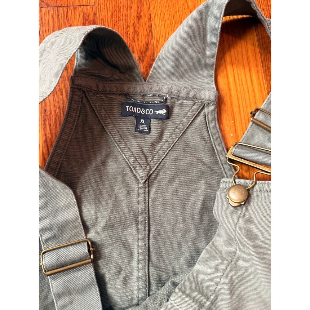 Women's XL TOAD&CO GREEN milers short Overalls - Picture 8 of 12